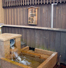 岩瀬家の清水