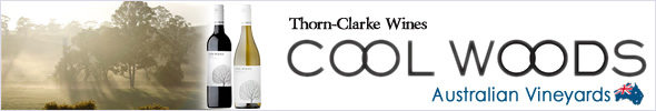 THORN CLARKE WINES(繧ｽ繝ｼ繝ｳ繝ｻ繧ｯ繝ｩ繝ｼ繧ｯ繝ｻ繝ｯ繧､繝ｳ繧ｺ) 繧ｯ繝ｼ繝ｫ繧ｦ繝�繧ｺ(COOL WOODS)